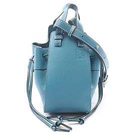 LOEWE Hammock Drawstring Bag Mini Green