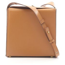 Céline Bolso de hombro Celine Turnlock Castaño