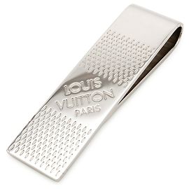 Louis Vuitton Silver Money Clip Silvery