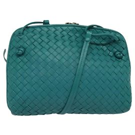 Bottega Veneta Pillow Intrecciato en nappa à double compartiment Medium Vert