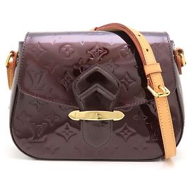 Sac à main Louis Vuitton Vernis Bellflower PM Bordeaux