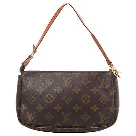 Louis Vuitton Pochette Accessoir Monogram Canvas Handbag in Brown M51980 Marron