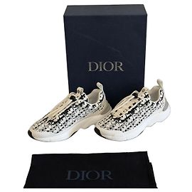 Dior B23 Cannage Sneaker Weiß und Schwarz Schwarz Weiß