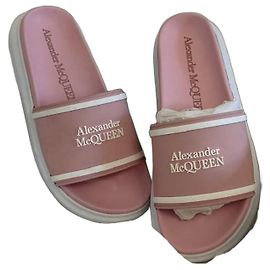 Sandalias Alexander McQueen rosas Rosa Blanco