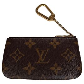 Pochette Louis Vuitton Monogram Canvas Brown Marron