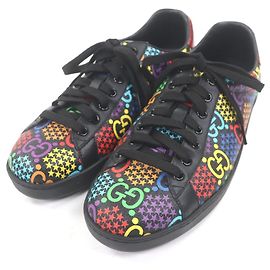 Sneakers in pelle Gucci GG logo Star Pattern Nero Altro