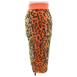 Stella Mc Cartney Rock Stella McCartney Beige Grün Orange Leopardenprint