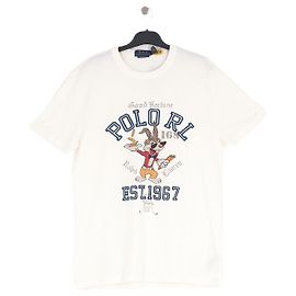 Camiseta Ralph Lauren de algodón blanco con estampado gráfico Blanco