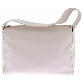 Bolsa de mão Khaite em couro bege Bege