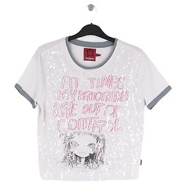 Autre Marque HEAVEN BY MARC JACOBS White Cotton T-shirt with Sequins White