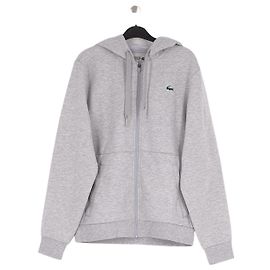 Lacoste Sudadera con capucha y cremallera gris Gris