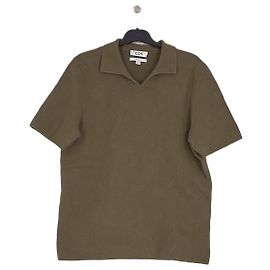 Polo a maniche corte in cotone kaki Cos Cachi