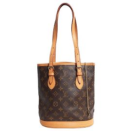 Louis Vuitton Borsa Bucket PM 2000 Monogram Marrone Marrone