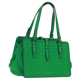Bolsa BOTTEGA VENETA INTRECCIATO em couro verde Outro