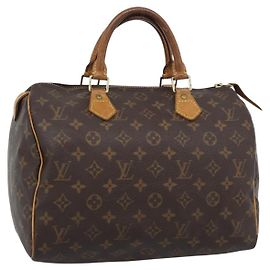LOUIS VUITTON Monogram Speedy 30 Hand Bag M41526 LV Altro