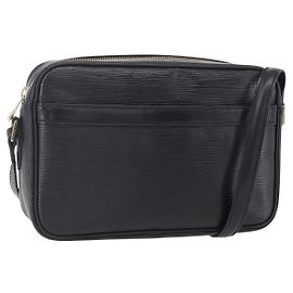 LOUIS VUITTON Epi Trocadero 23 Shoulder Bag Black M52302 LV Altro