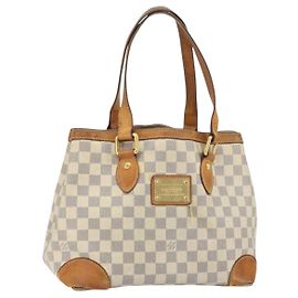 LOUIS VUITTON Damier Azur Hampstead PM Tote Bag N51207 LV Outro