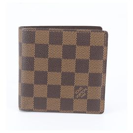 Louis Vuitton Damier Portefeuille Cartes Crédit Bi-fold Wallet Damier ebene
