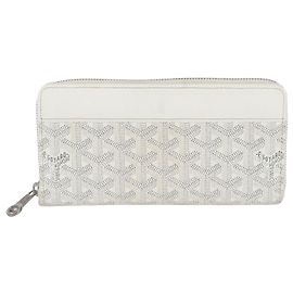 Goyard Matignon GM Geldbörse Weiß
