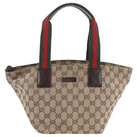 Sac cabas Gucci GG Canvas Sherry Line Marron