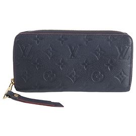 Portefeuille Zippy Monogram Empreinte Louis Vuitton Rouge