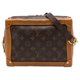 Louis Vuitton Brown Monogram Soft Trunk Marron
