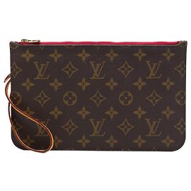 Bolso Louis Vuitton Brown Monogram Neverfull MM Castaño