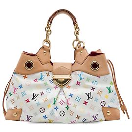 Louis Vuitton White Monogram Multicolore Ursula Weiß