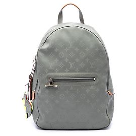 Louis Vuitton Gray Monogram Titanium Backpack PM Rucksack Braun