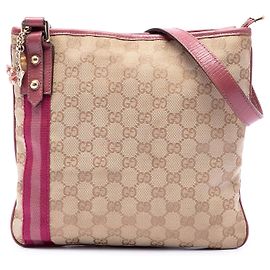 Gucci Beige GG Canvas Jolicoeur Crossbody Autre