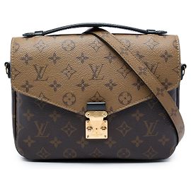 Louis Vuitton Brown Monogram Reverse Pochette Metis Marrom