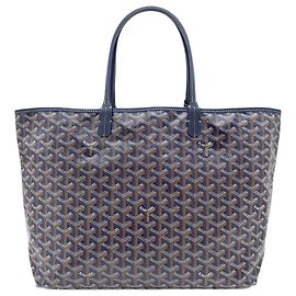 Goyard Blue Goyardine Saint Louis PM Azul Azul marinho