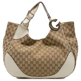 Gucci Beige GG Canvas Charlotte Tote Beige