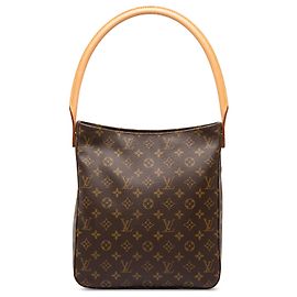 Louis Vuitton Brown Monogram Looping GM Brown