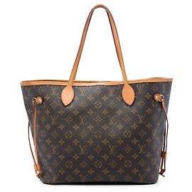 Louis Vuitton Brown Monogram Neverfull MM Marrom