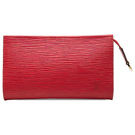 Borsetta Louis Vuitton Red Epi Bucket PM Rosso