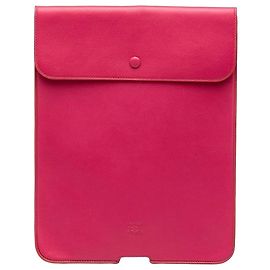 Funda para iPad LOEWE de piel de becerro rosa Anagram Rosa Otro