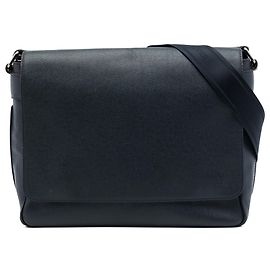 Louis Vuitton Blue Taiga Roman MM Blu Blu navy