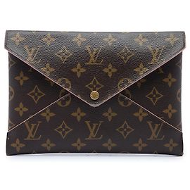 Louis Vuitton Brown Monogram Pochette Kirigami GM Braun