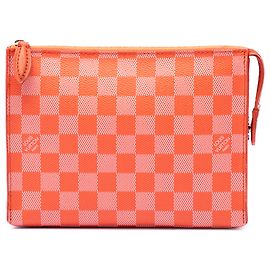Louis Vuitton Orange Damier Couleurs Element Laranja