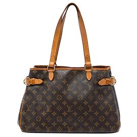 Louis Vuitton Brown Monogram Batignolles Horizontal Marron
