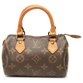 Louis Vuitton Brown Monogram Mini Speedy HL Marrom