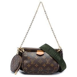 Louis Vuitton Brown Monogram Multi Pochette Accessoires Marron
