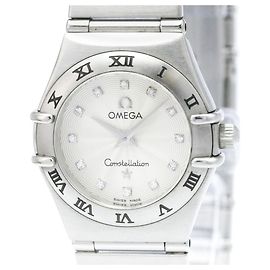 OMEGA Constellation Diamond Steel Quartz Ladies Watch 1562.36 Other