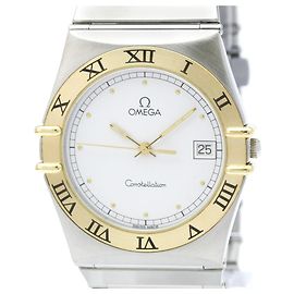 Relógio de pulso OMEGA Constellation 18K Gold Steel Quartz Outro