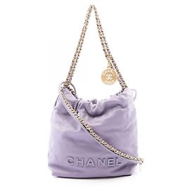Sac à épaule 2-Way Chanel CHANEL 22 Mini Violet