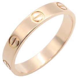 Cartier Mini Love Ring in 18K Pink Gold Other