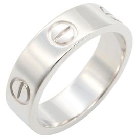 Bague Cartier Love en or blanc 18K Argenté