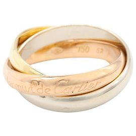Anel Cartier Trinity em ouro rosa branco e amarelo 18K Outro