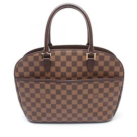 Sac à main Louis Vuitton Salia Horizontal Damier Ebene Marron Damier ebène